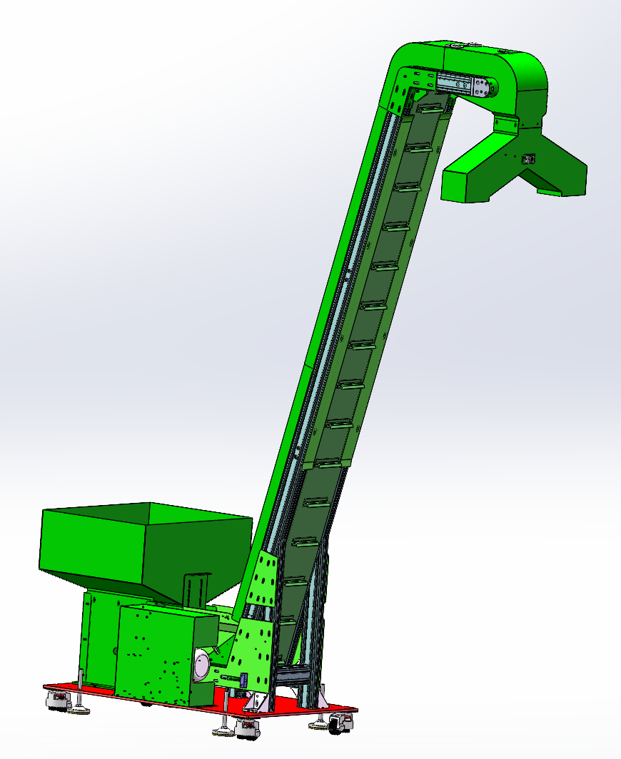 Motor-Driven Belt Elevator